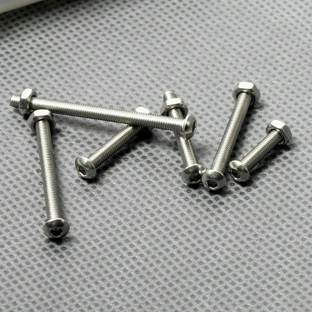 240pcs M3 Stainless Steel Cap Head Hex Socket Screw Nut Assortment Kit With Box