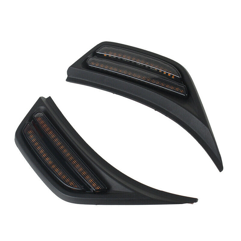 Car Front Leaf Side Wheel Eyebrow Turn Signal Light for Jeep Wrangler JL 2018-up