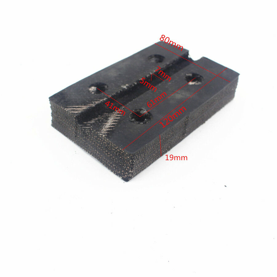 4Pcs Square Ox Tendon Rubber Arm Pads Car Lift Accessories For Auto Truck Hoist