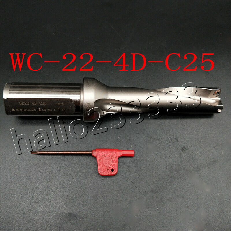 Φ22-4D-C25 U Drill 22mm-4D indexable drill bit for WCMX040208 U drill inserts