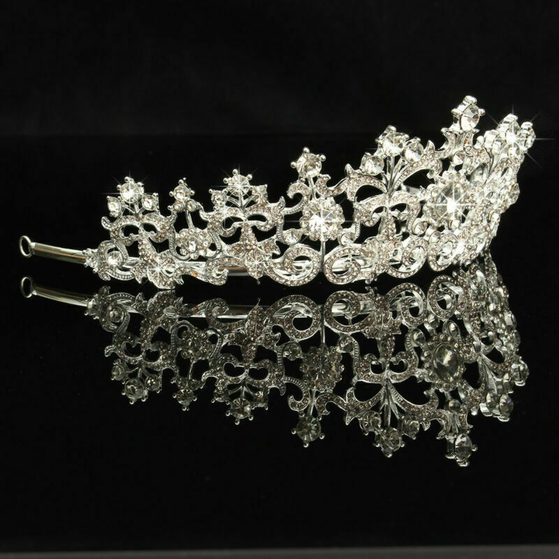 Crystal Rhinestone Hair Headband Crown Comb Tiara Wedding Bridal Tiara