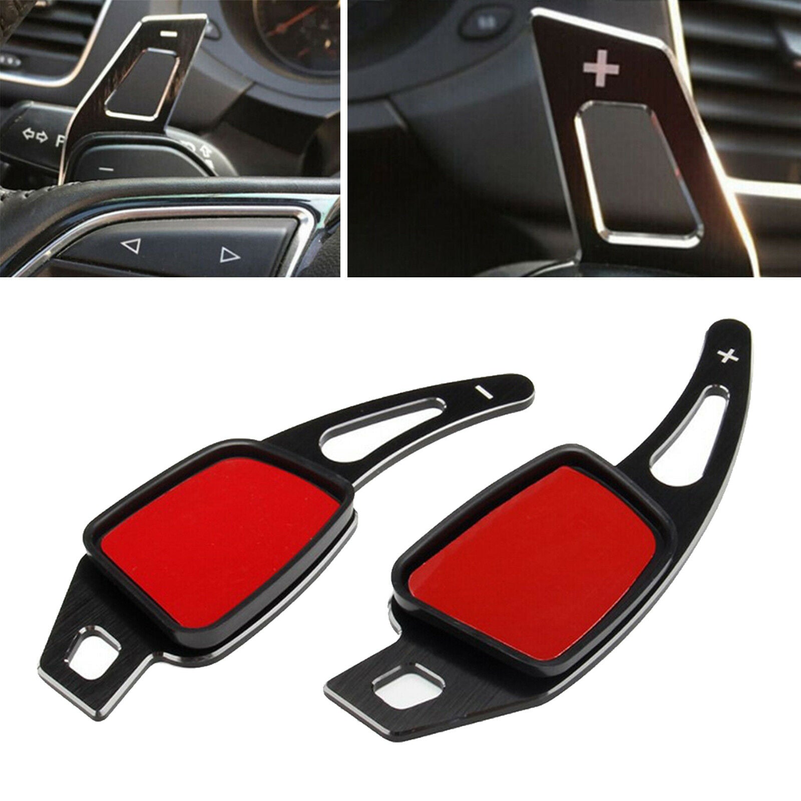 2pcs Steering Wheel Gear Paddle Shift Extension for Audi S4 B9 2017-2020
