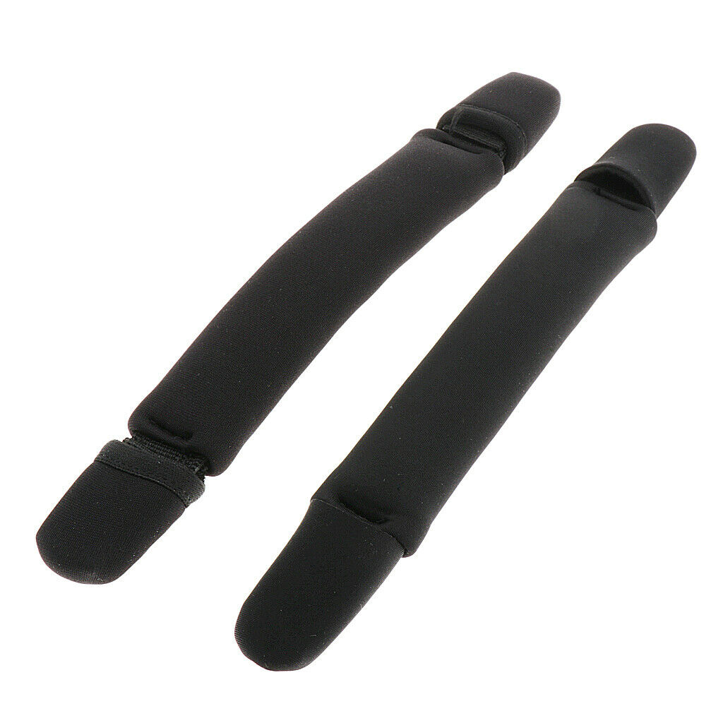 2 Pack Kayak Handles Neoprene Black Boat Accessories for Suitcase Luggage