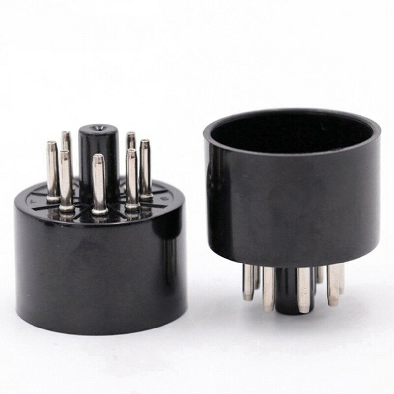 8pin bakelite tube socket valve base triode rectifier forKT88 EL34 6550 6SN. TH