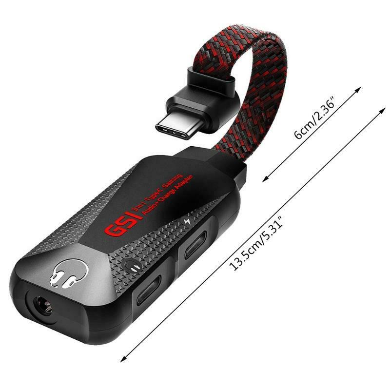 GS1 Chicken Game Sound Card 3 in 1 Mobile Phone Game Sound Card with Adapter