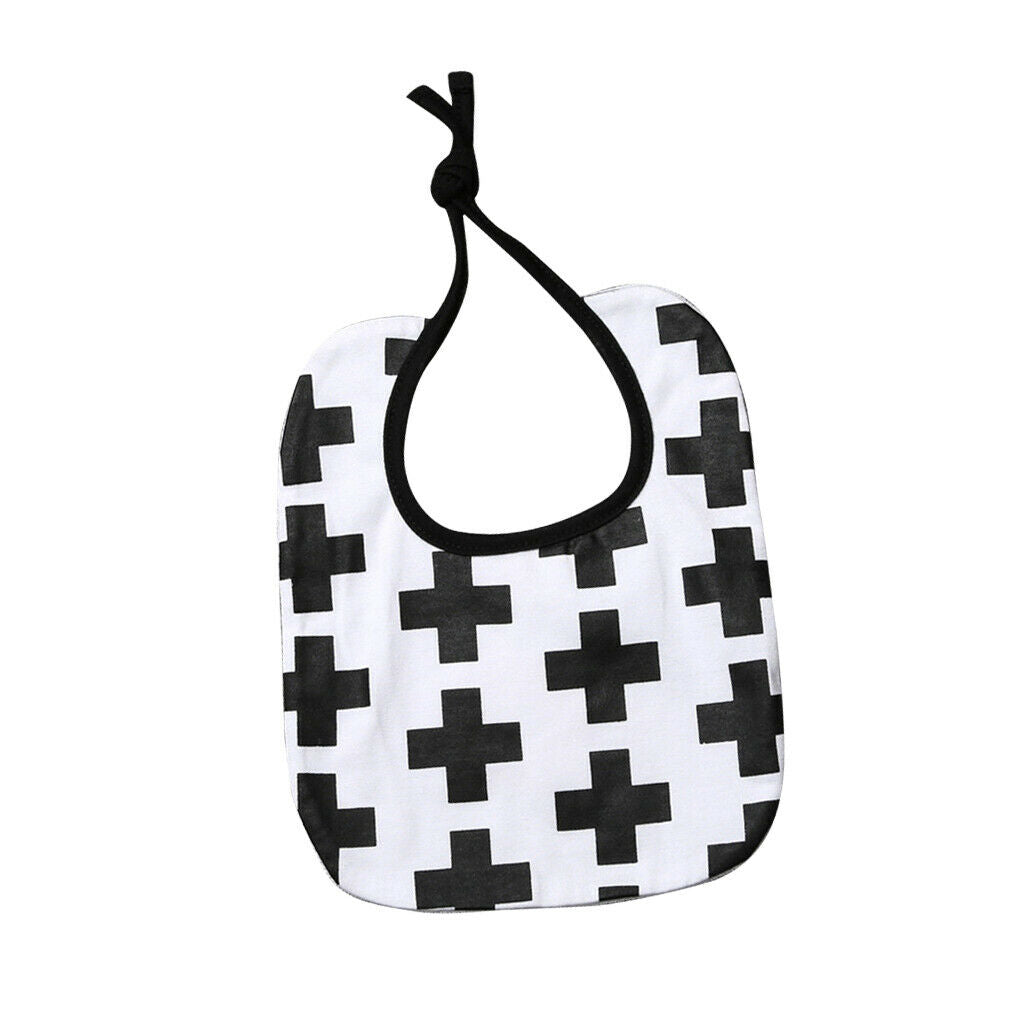 Baby Boy Girl Toddler Infant Feeding Burp Cloth Drool Bibs Pinny Cotton 3