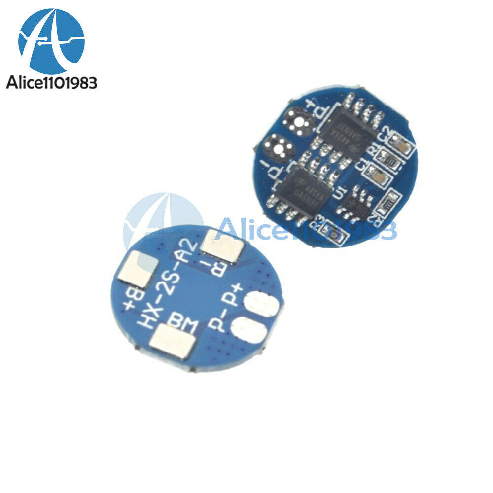 10PCS 7.4V 8.4V 2S 5A Protection Board BMS PCB For 18650 Lithium Battery Charge