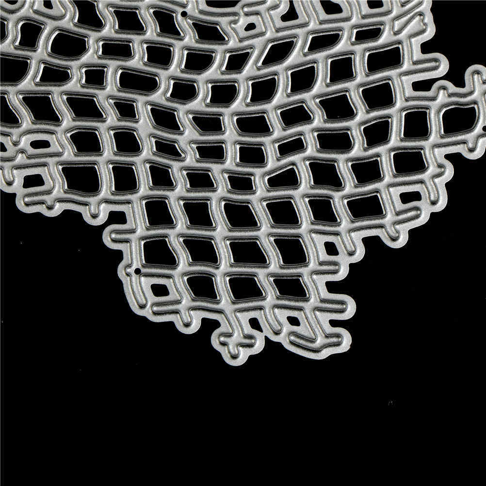 2pcs Fishing Net Metal Cutting Dies For DIY Scrapbooking Album Paper Card.l8