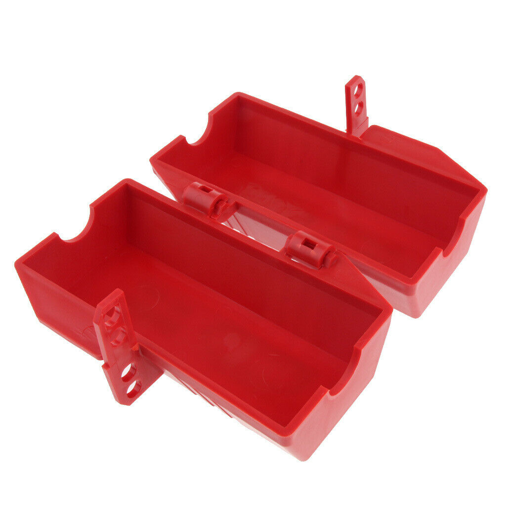 Electric large plug locking tagout boxes locking device