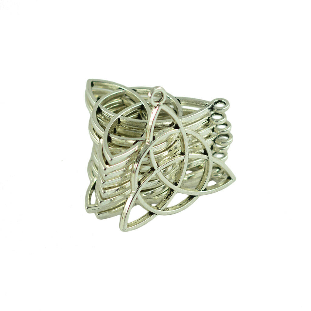 30x DIY Charming Pendant Accessories For DIY Jewelry Shape Celtic Triangle Knot