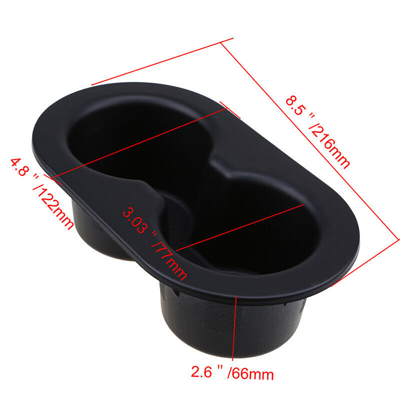 Car Cup Holder Bottle Storage Center Console Black Fit Dodge Ram 1500/2500/3500