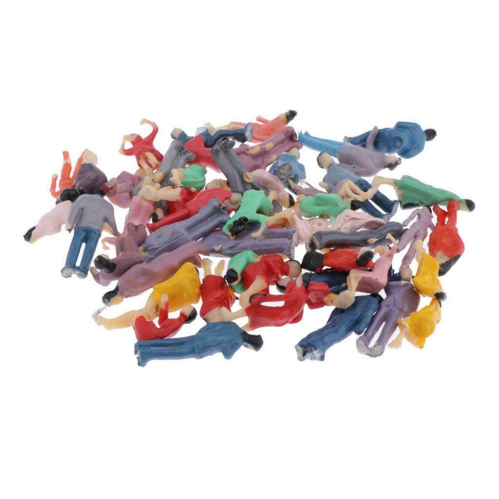 50pcs People Passengers Plastic Models for Landscape