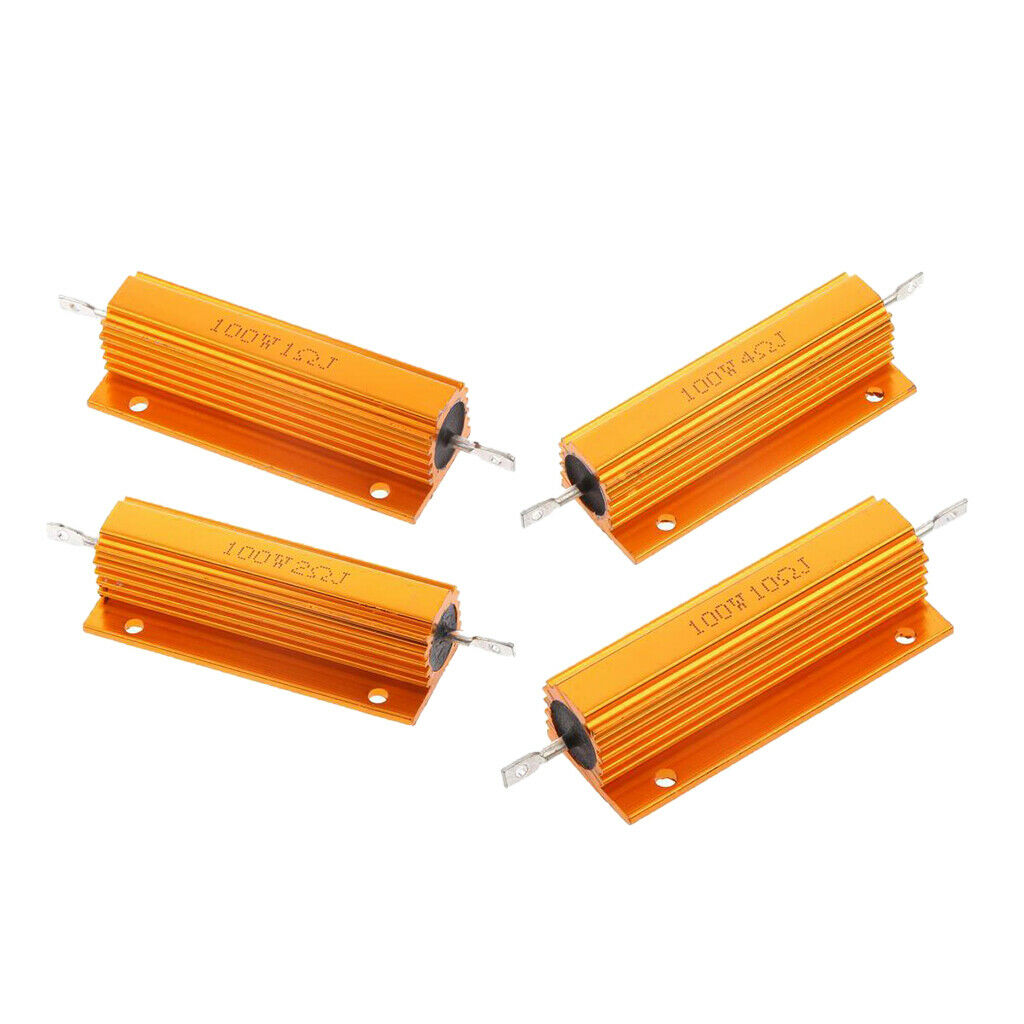 100W Durable Wire Case Housing Housing Assortment Electrical Resistor Aluminum