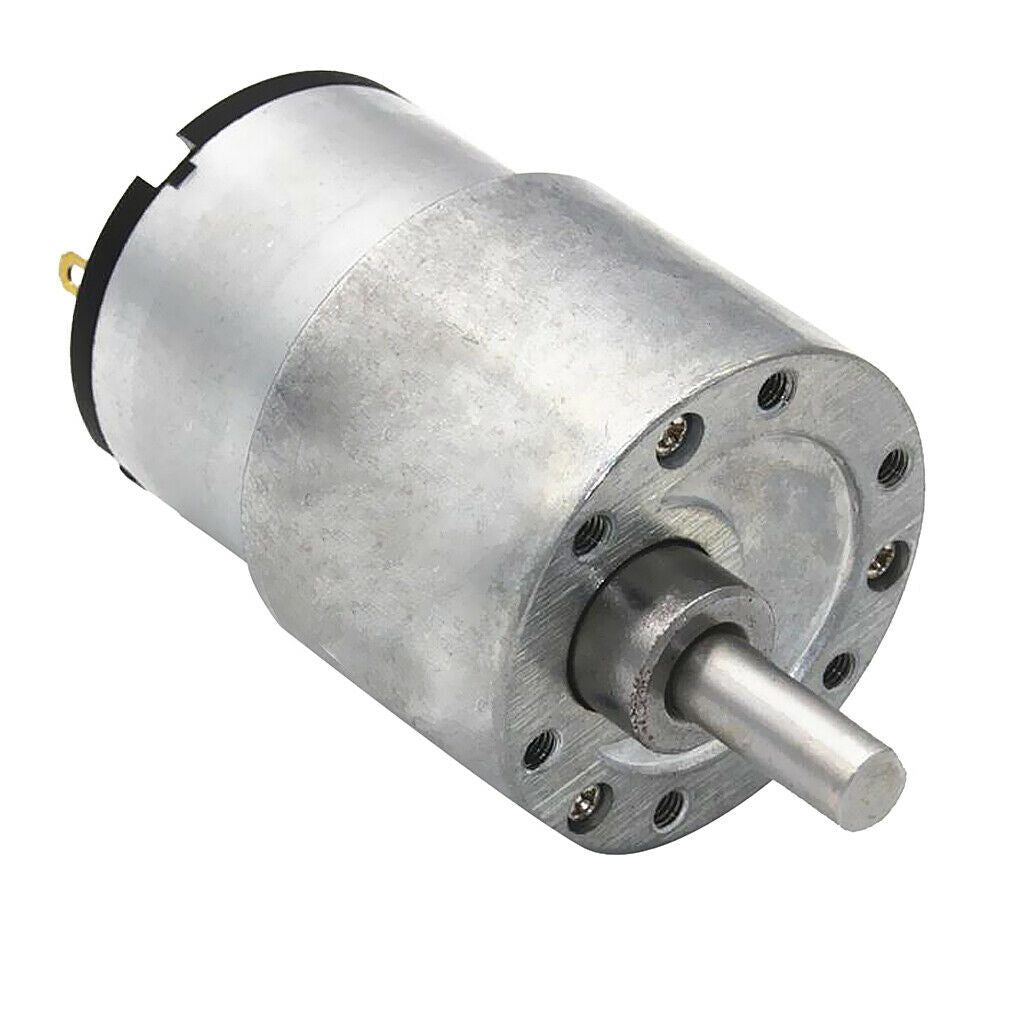 2Pcs/Set Aluminum DC Gear Motor Speed Reduction High Torque 37mm Diameter