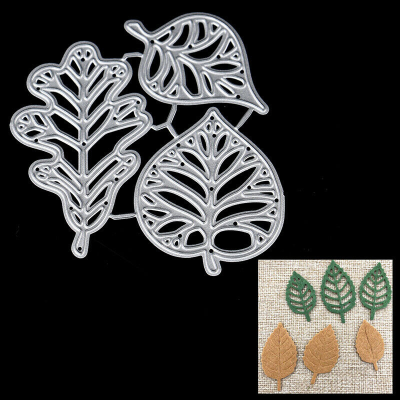 Leaf Decoration Metal Cutting Dies Stencil Scrapbooking Album Embossing Craf Rf