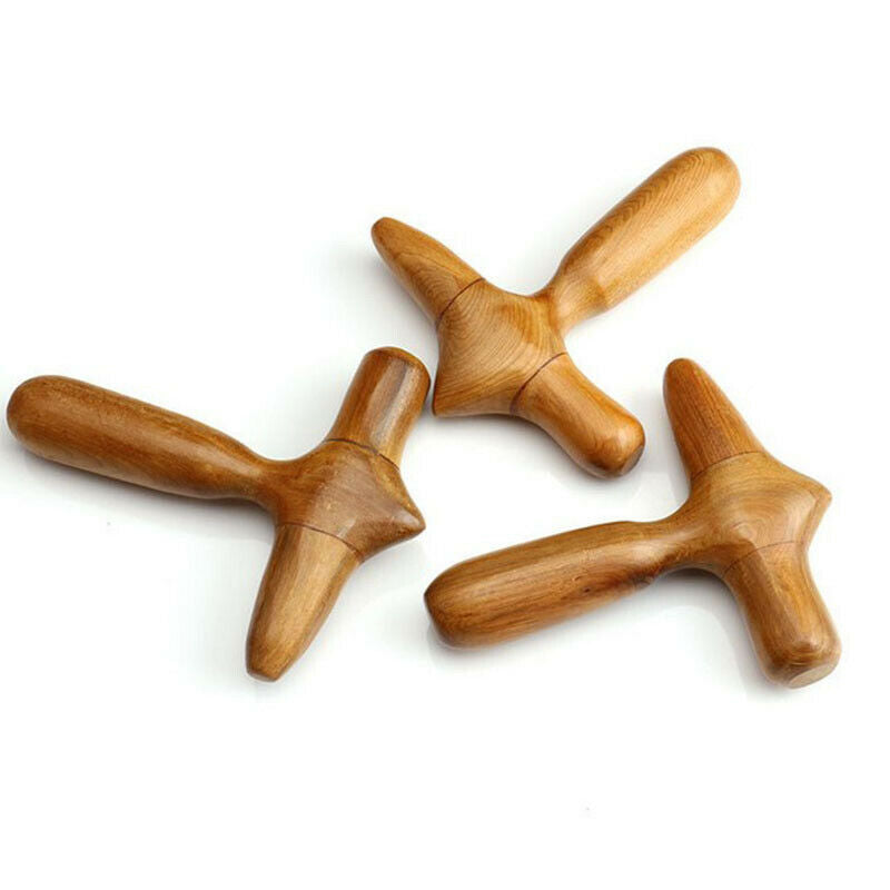 Thai Massage Wooden Tools Foot Face Body Spa Therapy Wood Stick Reflexology  BU