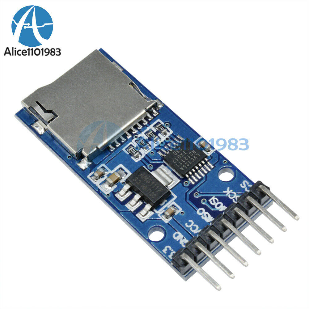 2PCS Micro SD TF Card Storage Memory Module SPI Level conversion For Arduino DIY