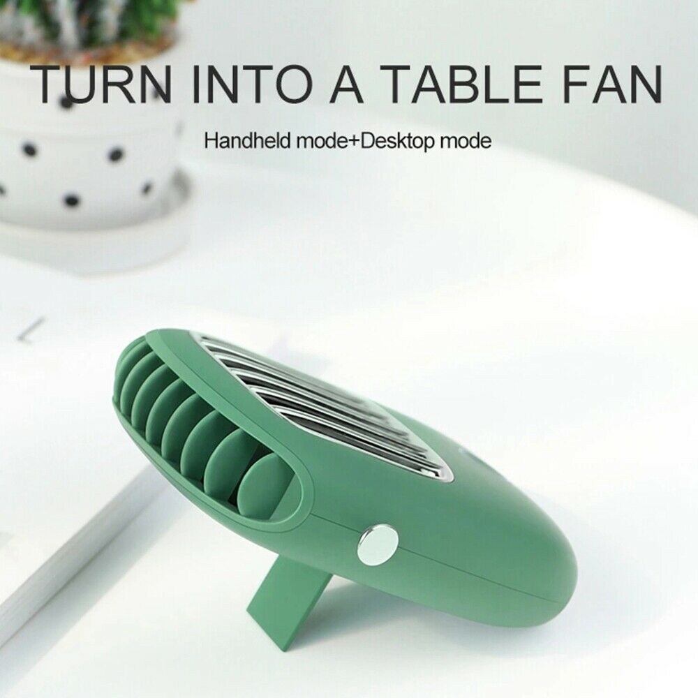 Handheld Mini Fan,3 IN 1 Hand Fan, Portable USB Rechargeable Small Pocket Fan