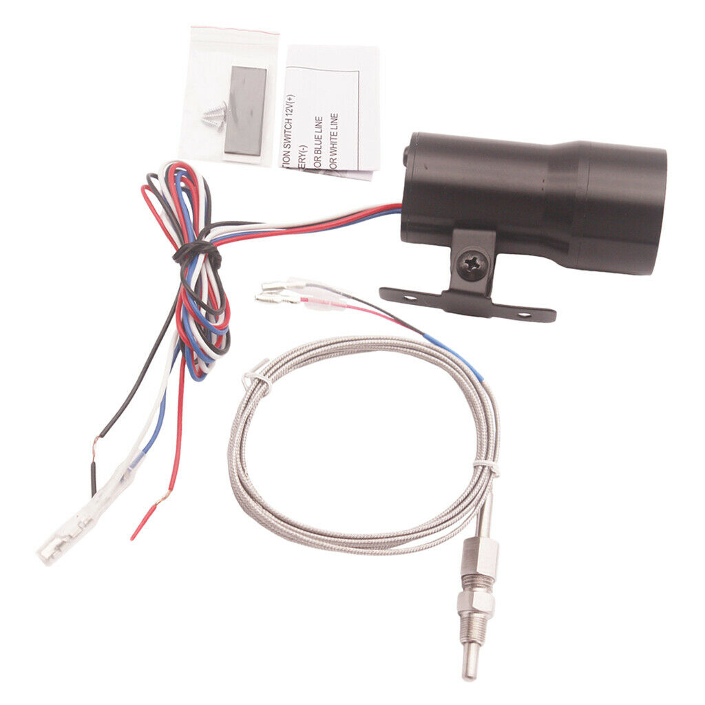 1.5" / 37mm Digital LED Exhaust GAS Oil Temp EGT Gauge w/ Sensor for Vehicle