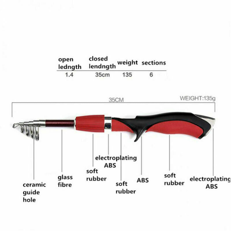 Spinning Fishing Rod and Reel Set Carbon Ultra Light Fishing Pole Tackle Tool