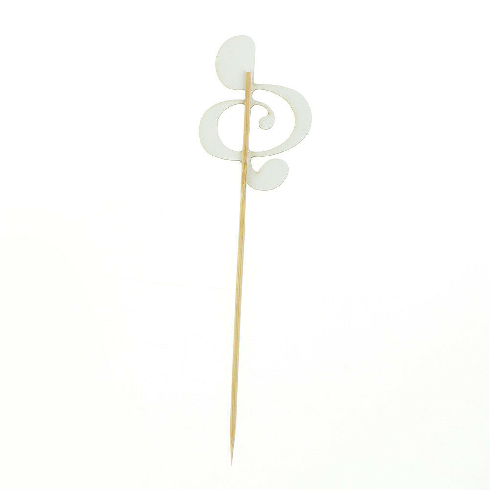 6pcs musical note cupcake toppers birthday cake topper music party decorat.l8