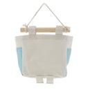 Cute Fabric Storage Bag Multipurpose Wall Hanging Bag Home Organiser Blue