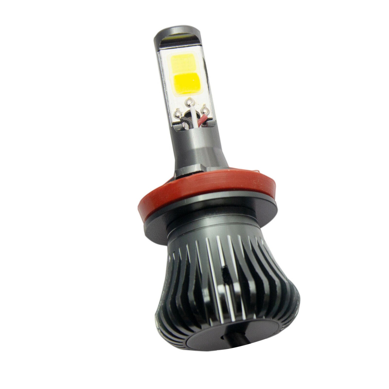 2pcs LED H11 H8 H9 COB Bulbs White/Yellow Dual Color Car Fog Light Kit DRL Lamps