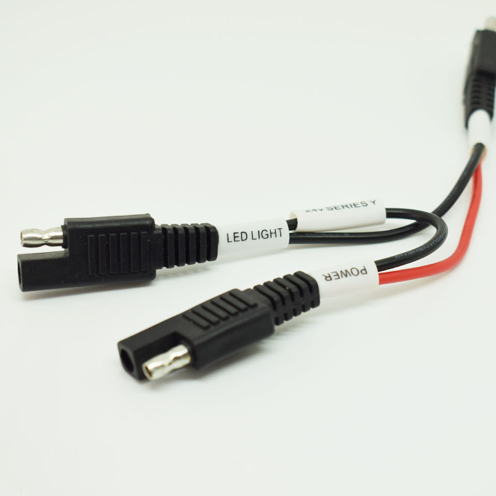 10x 18AWG Battery SAE Splitter 1 to 2 SAE Male to Female DC Power Splitter Cable
