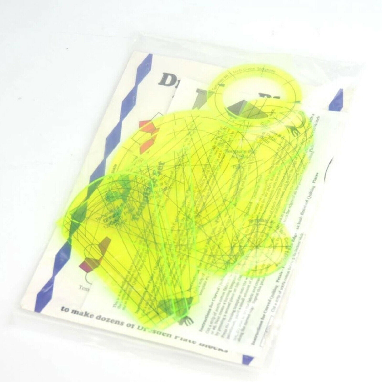 10Pcs Plate Template Acrylic Sewing Patchwork Frame Ruler DIY