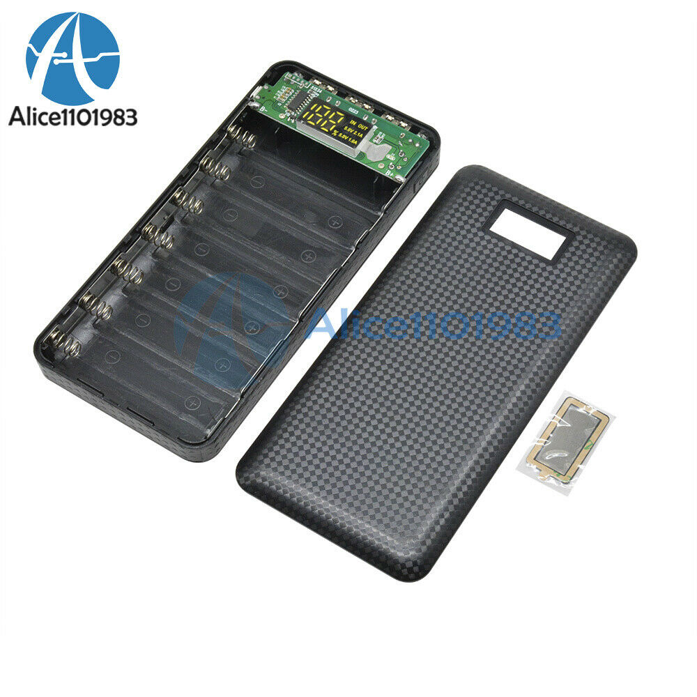 3 USB Port Power Bank 7S 7 18650 DIY Case Kit Battery Charger Box 5V 2.1A DIY