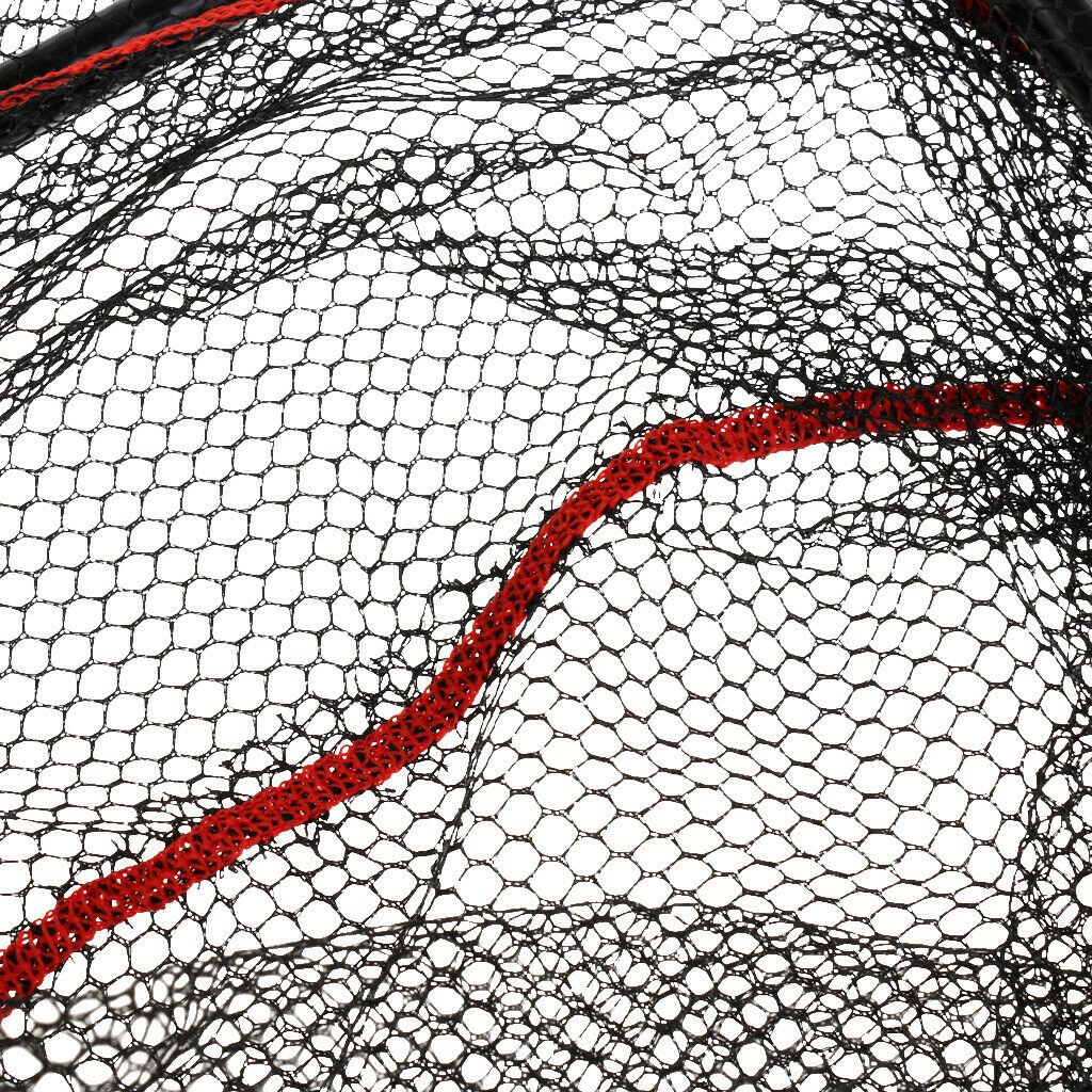 Small Fly Fishing Landing Nets Carp Trout Soft Landing Net w/ Safety Ropes