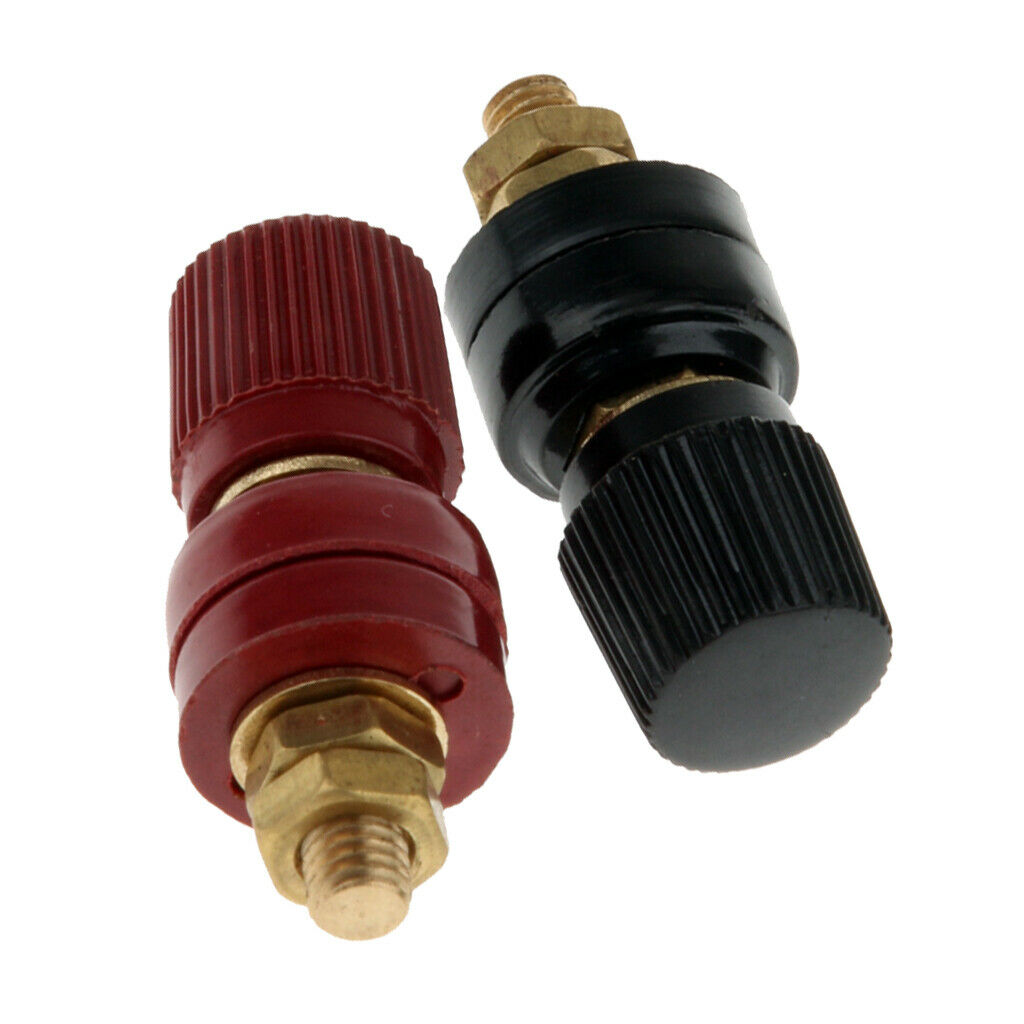 M6 200A Tie Terminal Solid Brass Wire Electrical Insulation