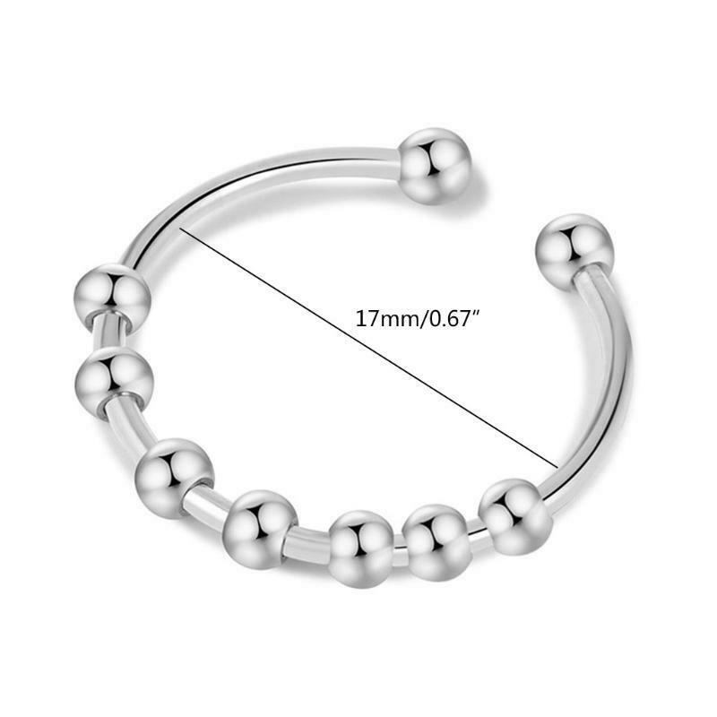 Anxiety Ring with Turntable Beads is Suitable for Anxiolytic Stress Gifts