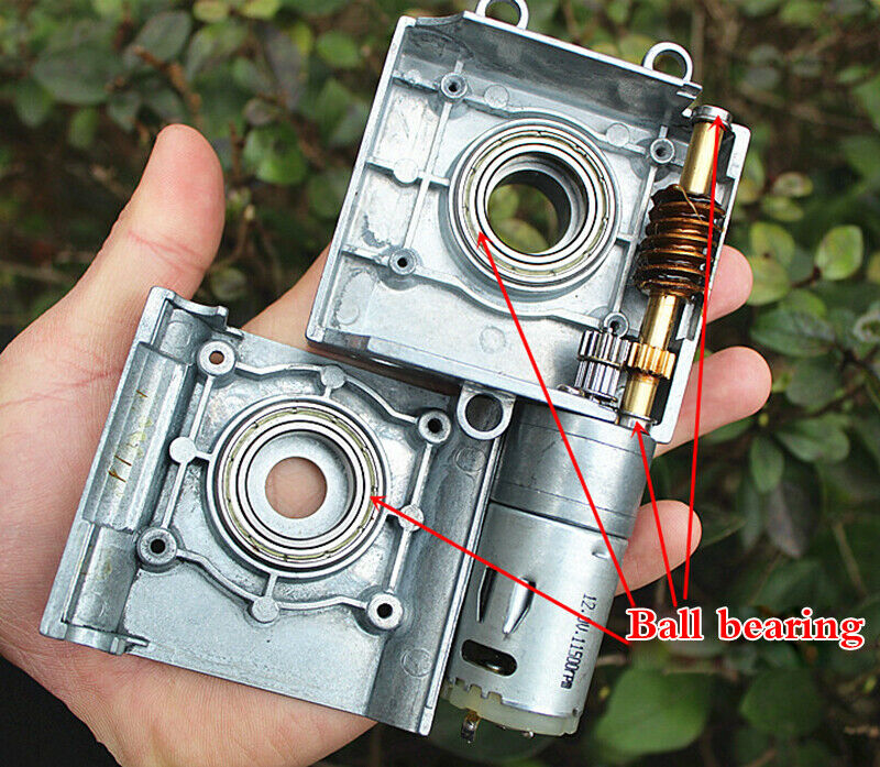 1pcs DC 12V Worm Gear Motor Forward and reverse high speed geared motor