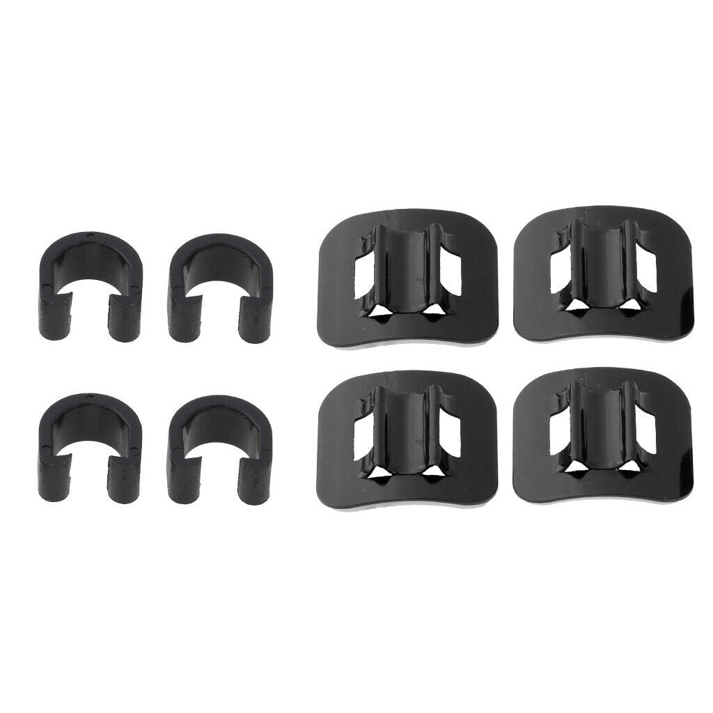 4Pcs/Set Bike Cable Guide Fitting Line Tube Base Clip - Universal for Brake
