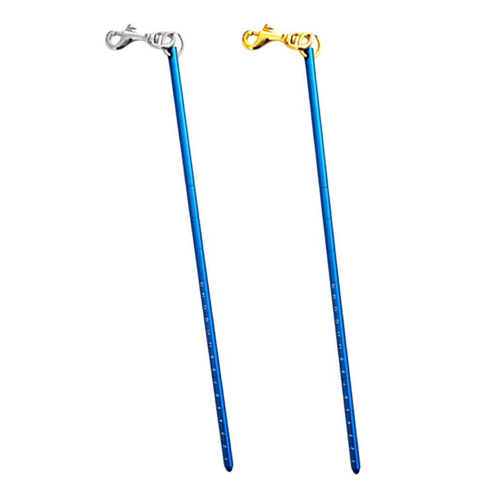2Pcs Scuba Diving Stick Pointer Underwater Shaker Noise Maker W/  Snap