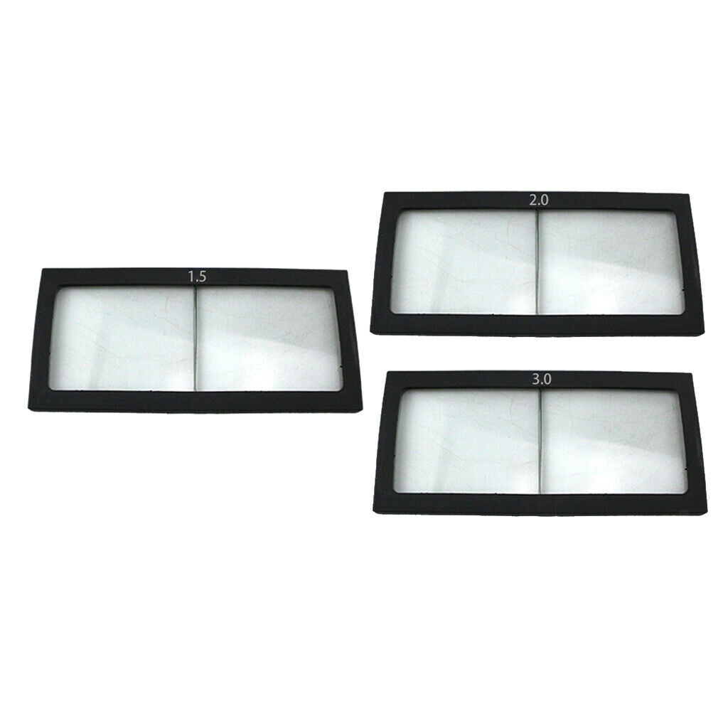 3Pcs 1.5/2.0/3.0 Diopter Welding Magnifier Lens, Cheater Lens Welder Helmets