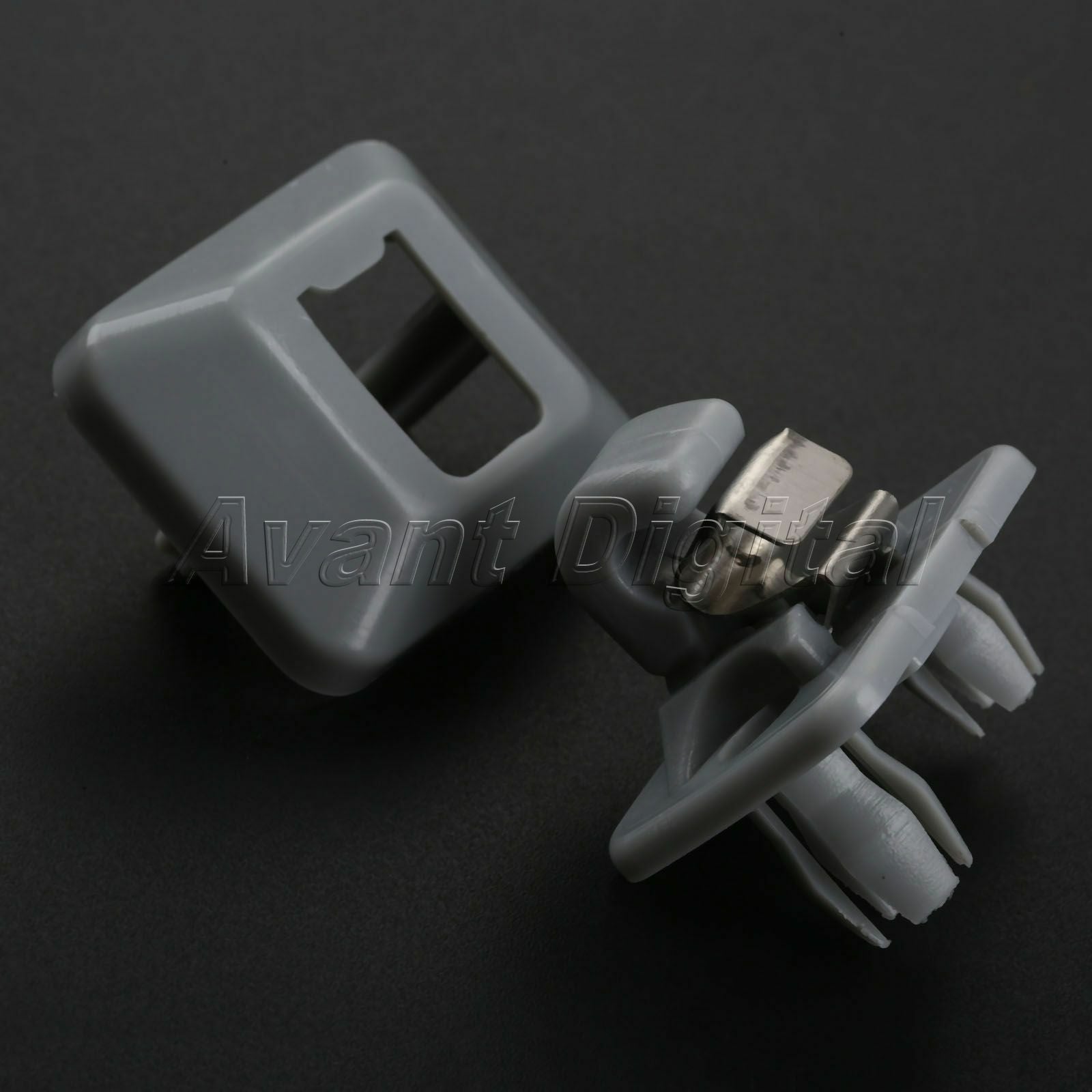 2pcs Sun Visor Clip 6R0 857 561 Y20 Fit For  Passat Polo UP  Rapid 12-15