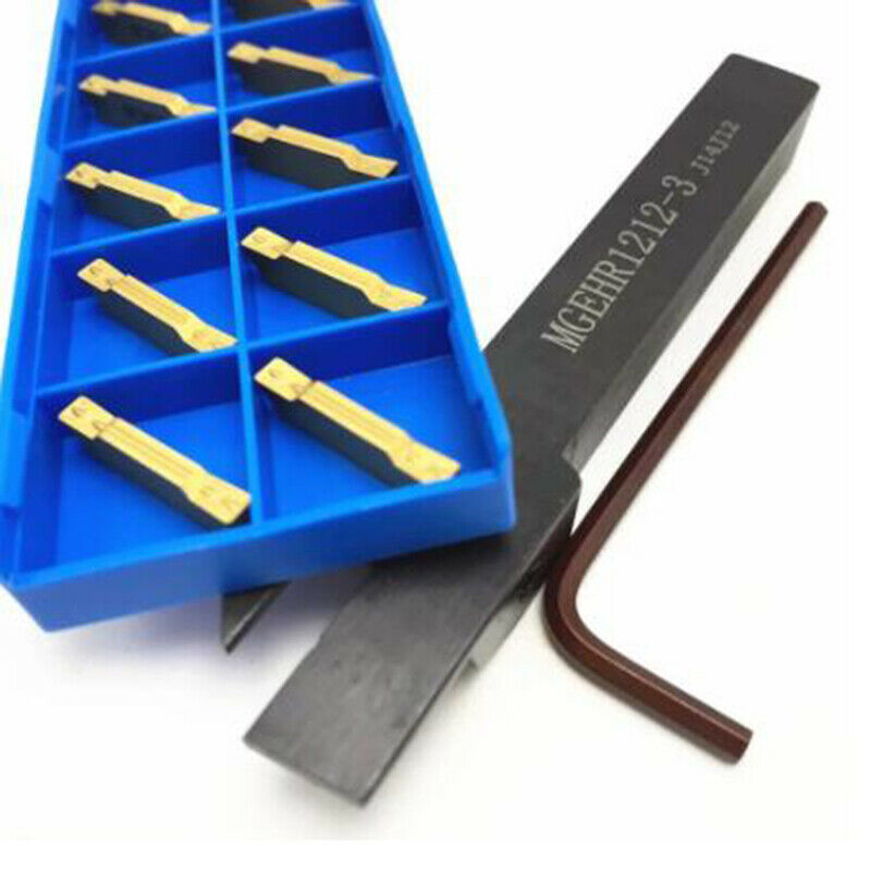 MGEHR1212-3 Cutter External Grooving Tool Turning Holder +  MGMN300-G inserts