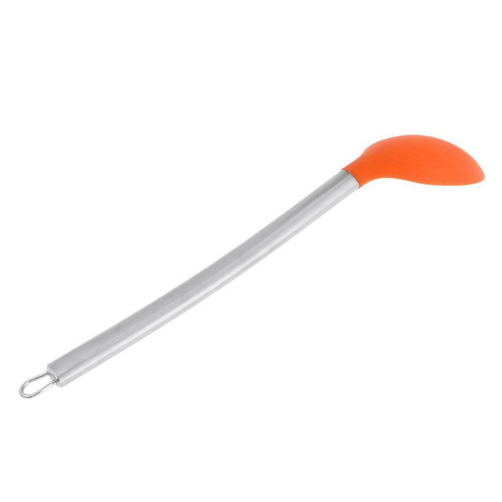 Kitchen Silicone Spoon Heat Resistant Non-stick Silicone Cooking Tool orange