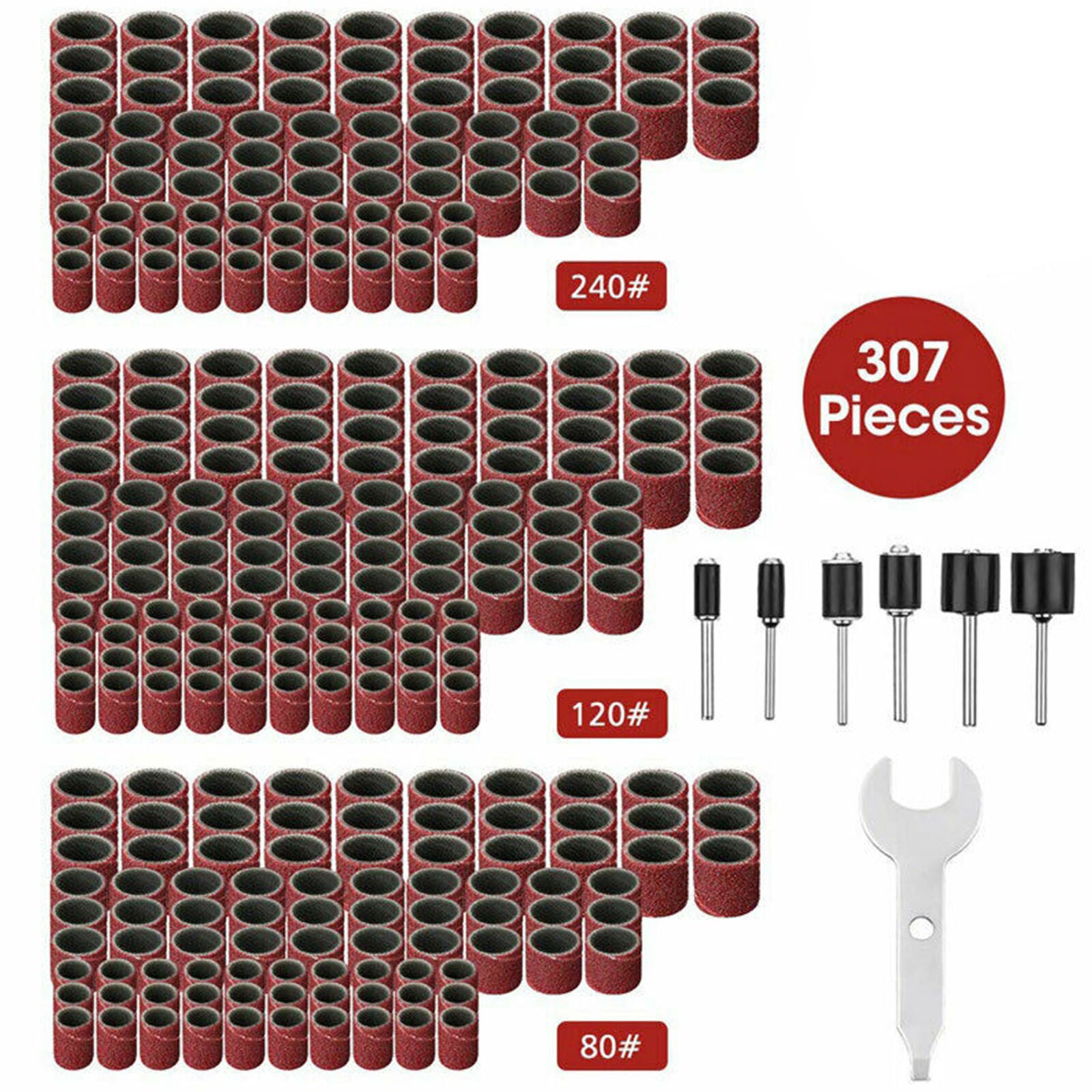 307PCS Turning Tools Grinding Kit Polishing Drill Accessories Grinder Set New