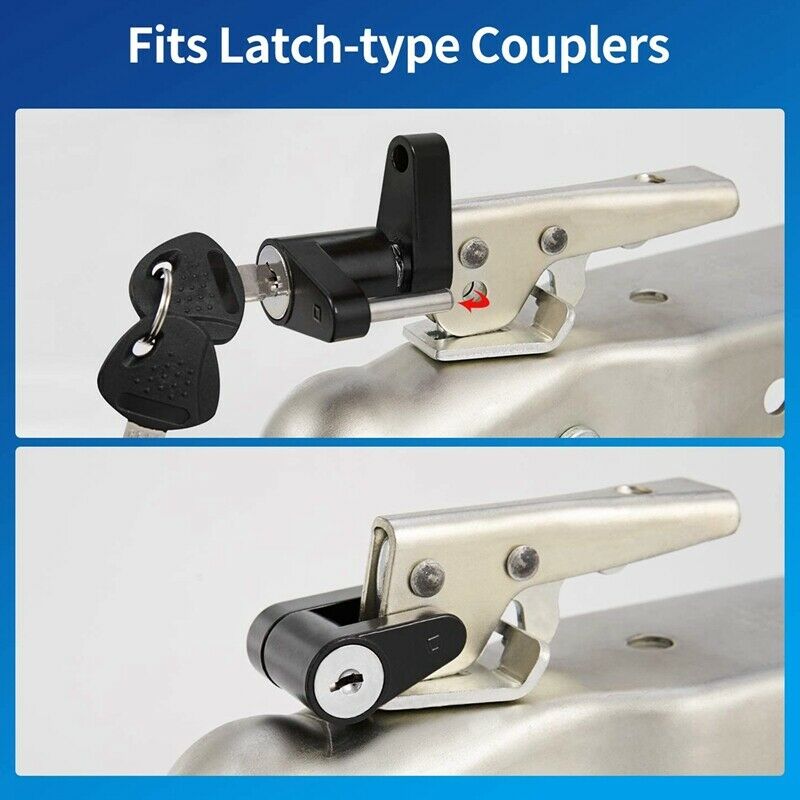 Trailer Hitch Receiver Coupler Lock Kit, Long Trailer Hitch Lock Receiver Pin A6