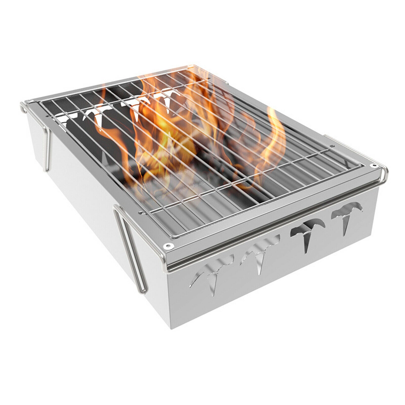 Barbecue Grill BBQ Charcoal Grill for Camping Hiking BBQ Barbecue Roast