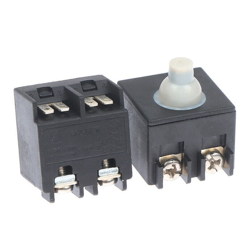2Pcs Electric Grinder Push Button Speed Control Switch For 100mm Angle GrindBDA