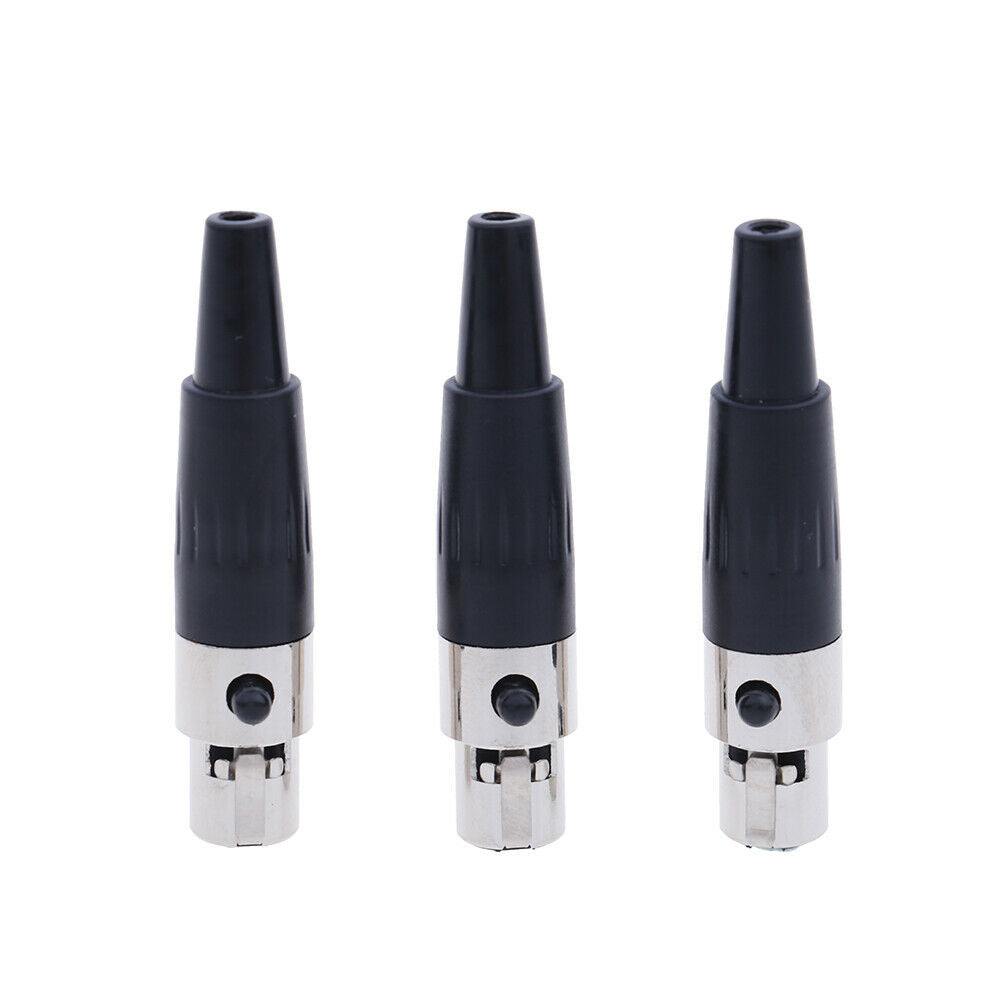 1Pc 3pin female plug mini TA3F XLR audio microphone connector MIC adapter.l8