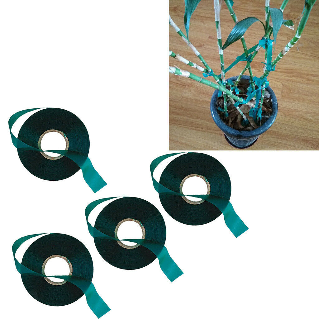 4x Durable 150ft Stretch Tie Tape Roll Plant Ribbon Vines Plants Support