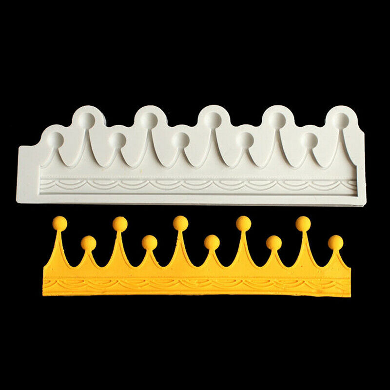 1PC Crown Silicone Mold Fondant Mold Cake Decorating Tools Chocolate Mo.l8