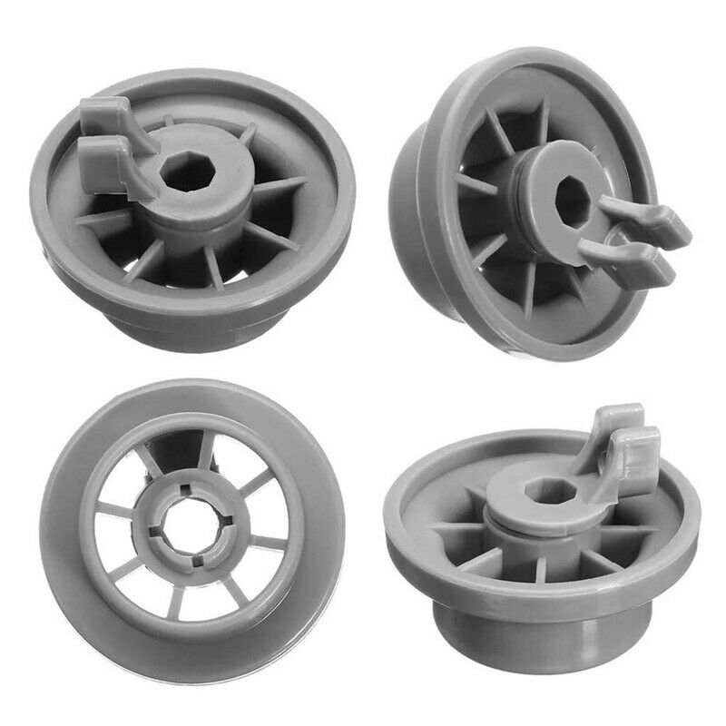 4 x Dishwasher Lower Basket Rail Wheels for  Neff & Siemens Grey 165314 Z4N2N2
