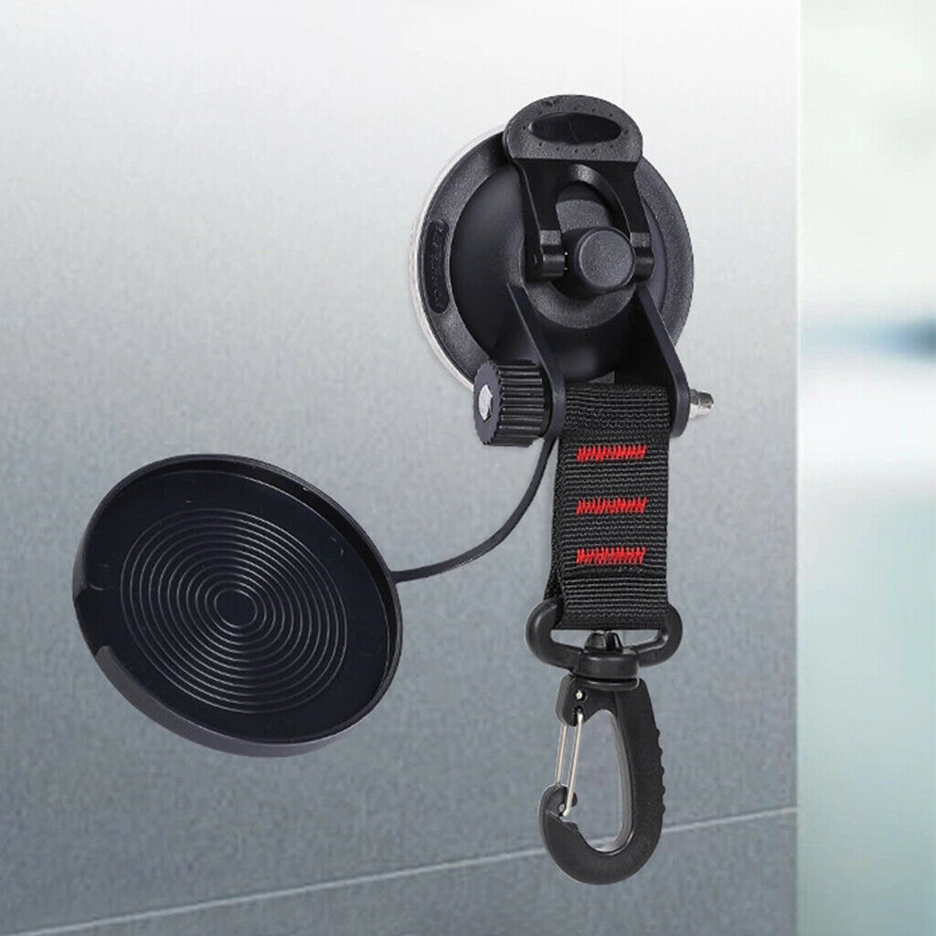 Max 10 kg Car Camping Vacuum Suction Cup Anchor with Hook for Bathroom