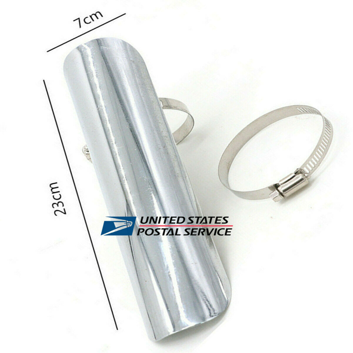 Motorcycle Anti-Hot Cover Exhaust Muffler Pipe Cover Heat Shield for 46mm-70mm